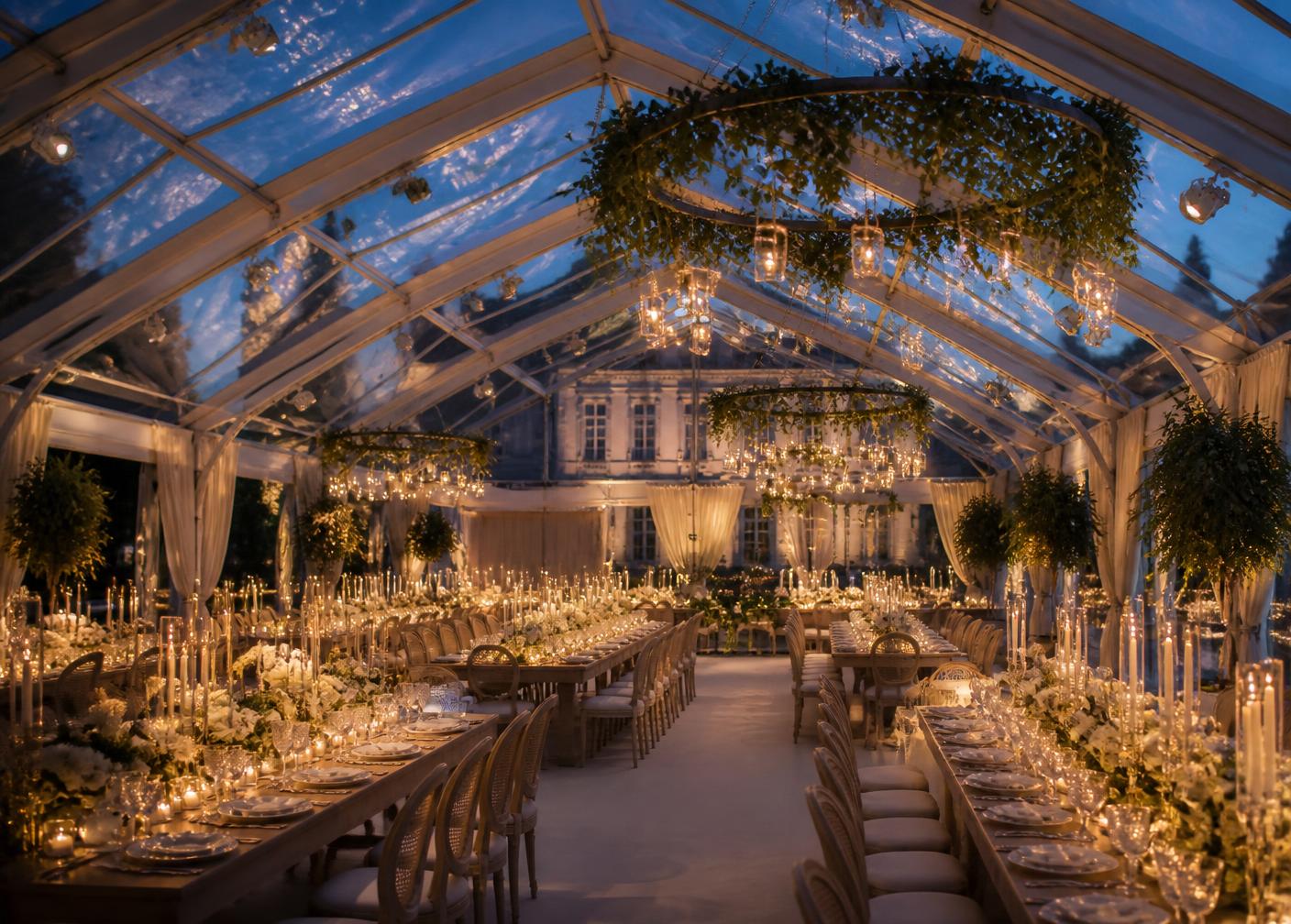Clear-Top Tent Dining