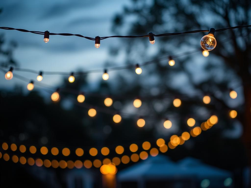 String Lights – 48 ft, Soft Yellow